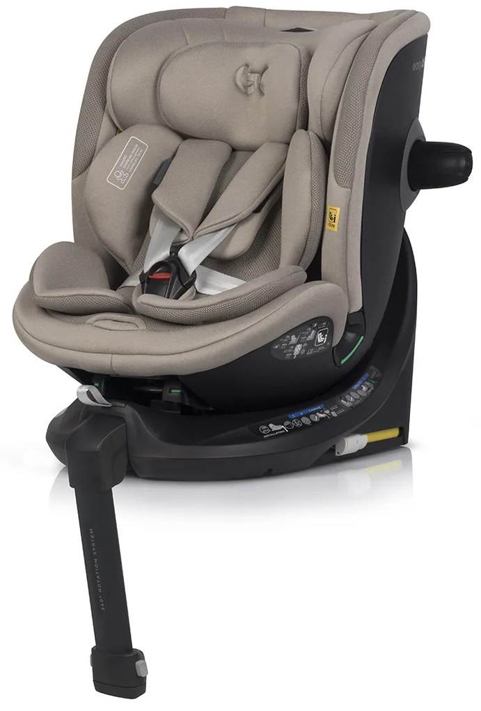 Súprava autosedačky EasyGo Buz Xtd Pro a Buz Pro Body 2 v 1 Taupe