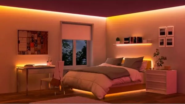 WiZ - LED RGBIC Stmievateľný pás 4m LED/10,2W/5V 2700-6500K Wi-Fi