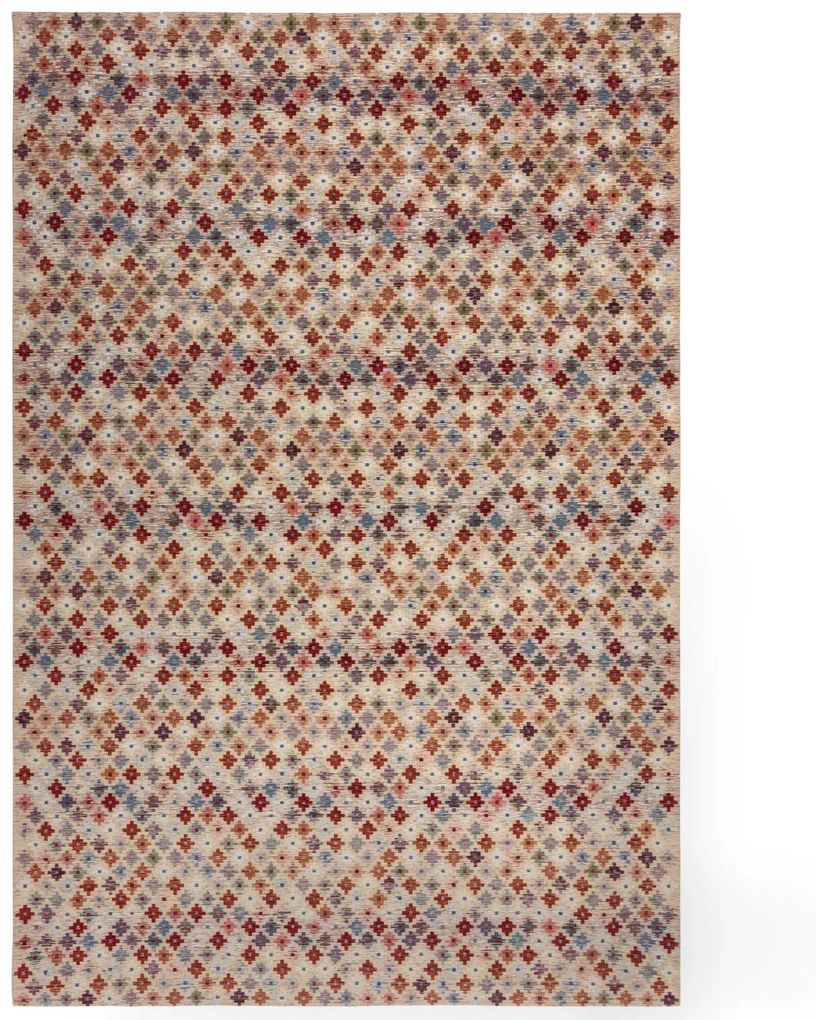 Kusový koberec Manhattan Abstract Diamond Multi Bright, 200x290, viacfarebná, chodba / predsieň, Flair Rugs