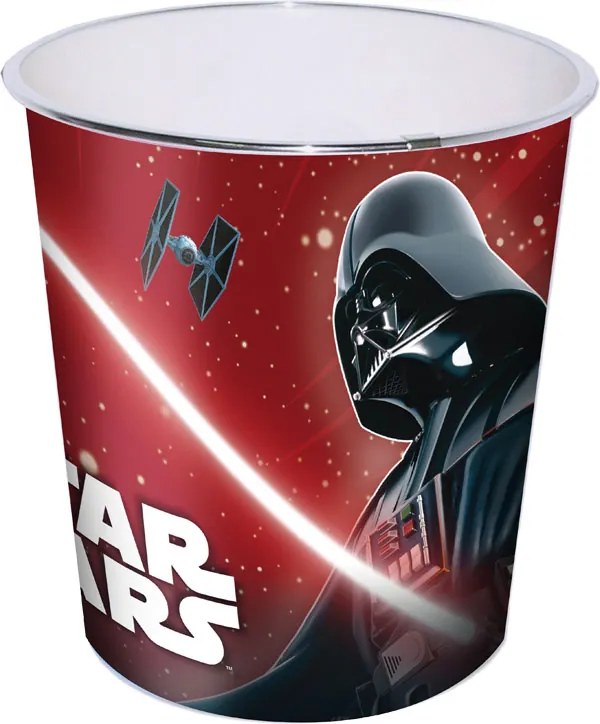 EUROSWAN Odpadkový kôš Star Wars Darth Vader a Luke Skywalker plast 24x22x17 cm