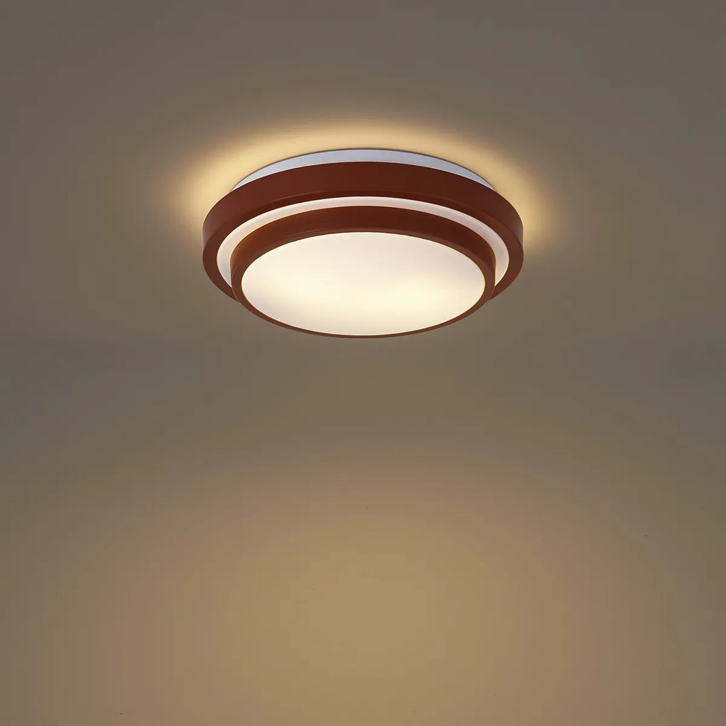 Moderné stropné svietidlo Sienna s bielou 34cm 2-svetlé IP44 - Walden