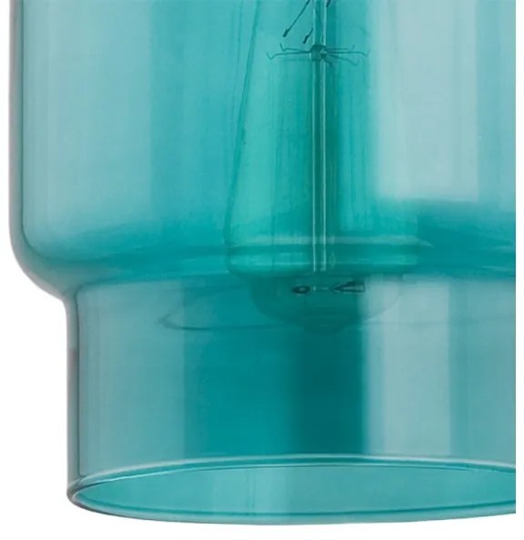 Argon 3271 - Luster na lanku NEWA 1xE27/15W/230V tyrkysová