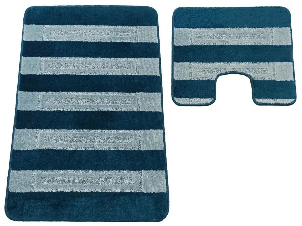 Sada kúpeľňových koberčekov Montana Said XL Deep Lake