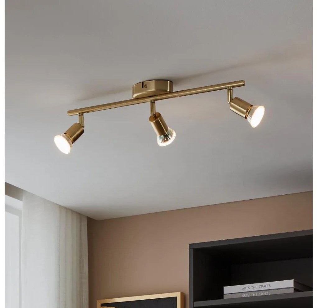 Eglo 33186 - LED Bodové svietidlo BUZZ-LED 3xGU10/2,8W/230V 3000K zlatá