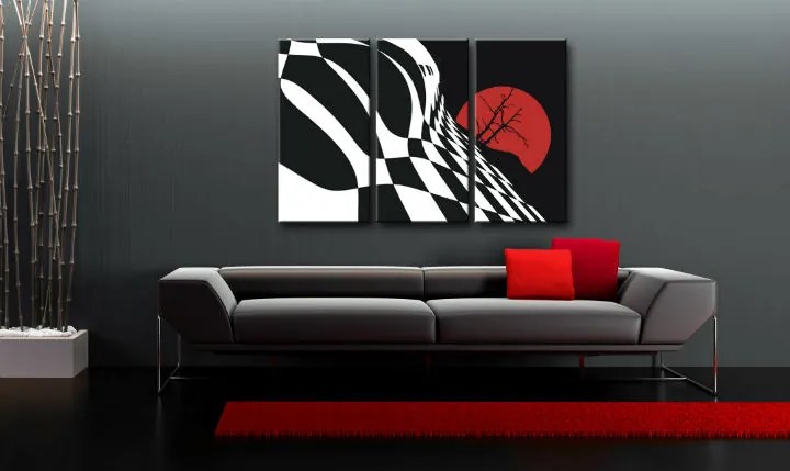 Ručne maľovaný POP Art obraz Abstract Chessboard | rôzne rozmery