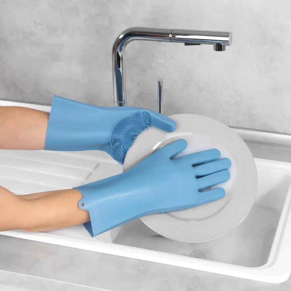Silikónové čistiace rukavice, 1 pár | BIANO