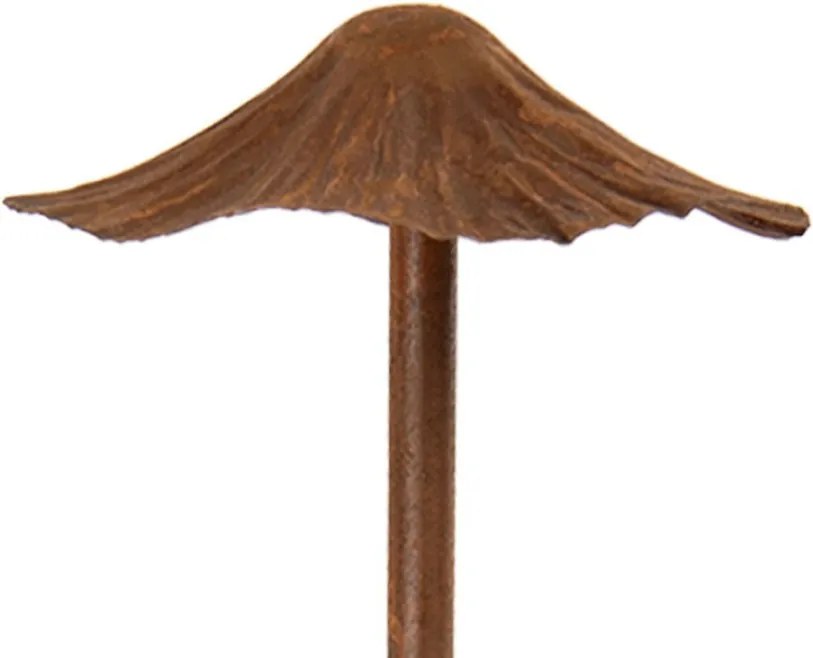Rustikálny hrdzavý zápich huba - Ø 10*41 cm