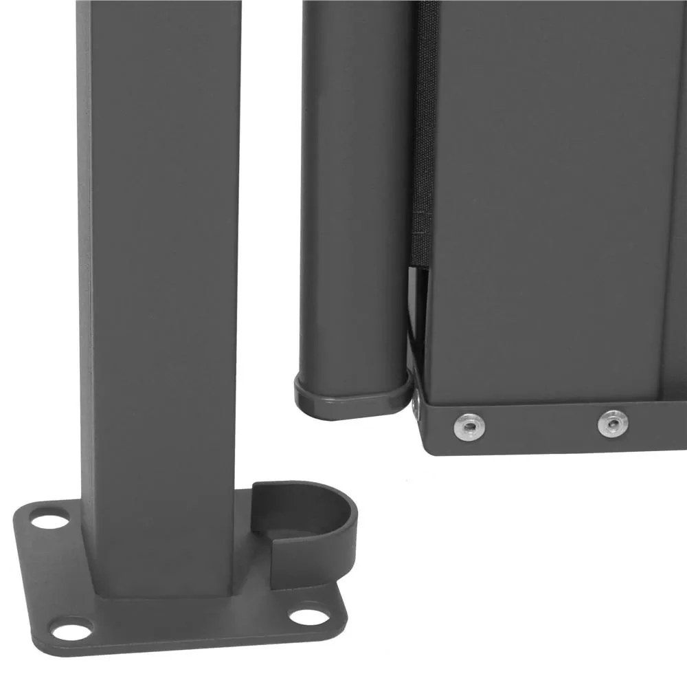 Bočná markíza 160 x 250 cm SPRINGOS AW0001 - tmavosivá