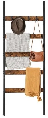 Stojanový vešiak NAVARO hnedá/čierna