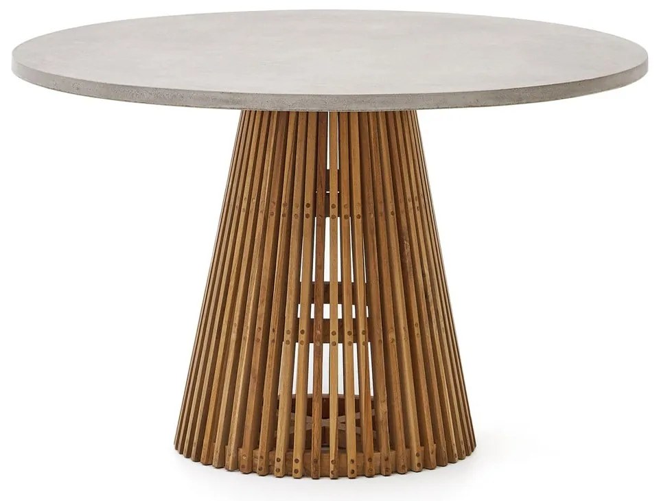 Okrúhly záhradný jedálenský stôl ø 120 cm Alcaufar – Kave Home