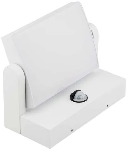 LED Vonkajšie nástenné svietidlo so senzorom LED/17W/230V 3000K IP65 biela