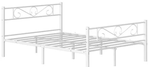 Kovová manželská posteľ 140 cm RMB064WG01