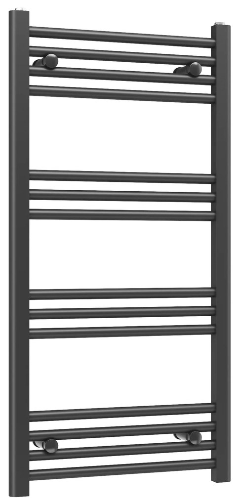 Gamma Erga Basic, vykurovacie teleso 1000x500 mm, 385 W, čierna, ERG-LAV-BASIC-10050-BK