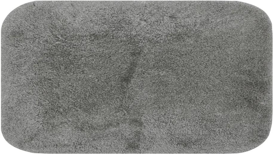 Sivá podložka do kúpeľne Confetti Miami, 80 × 140 cm
