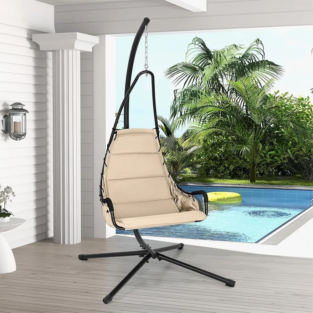 Závesné kreslo s rámom