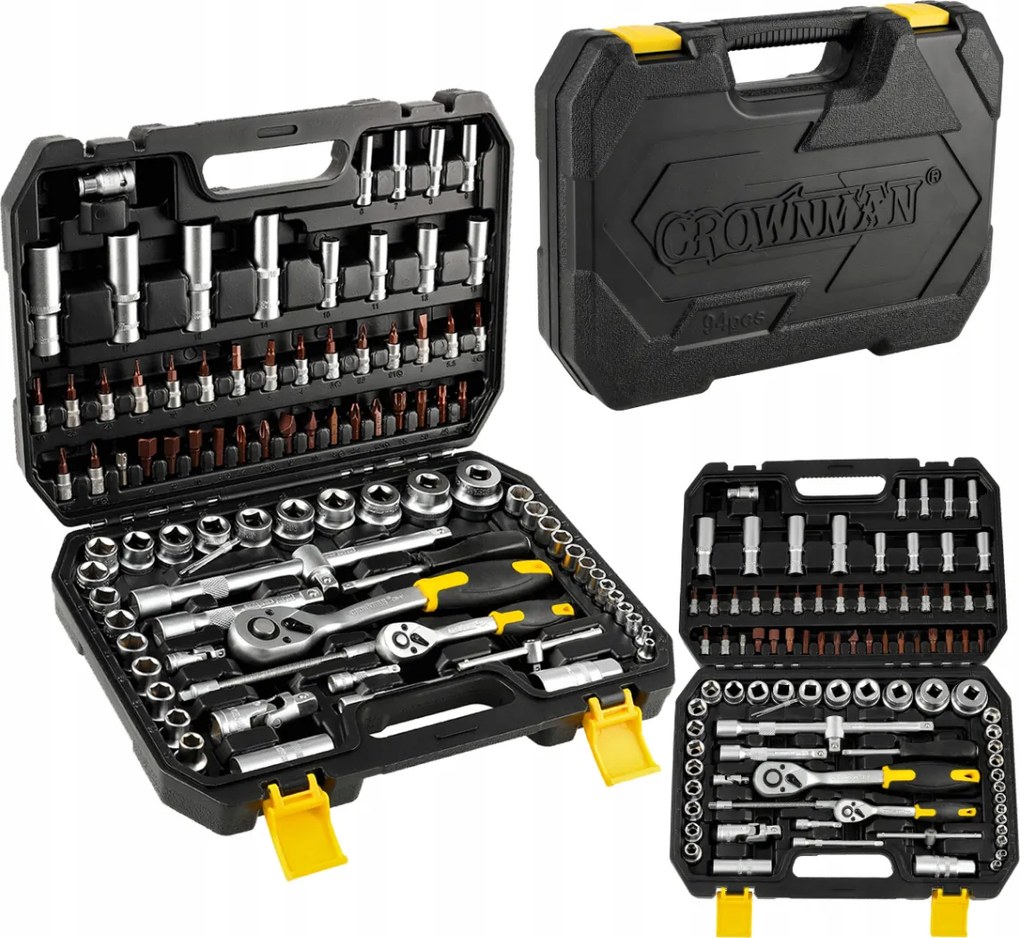 CROWNMAN Box na náradie 94 položiek