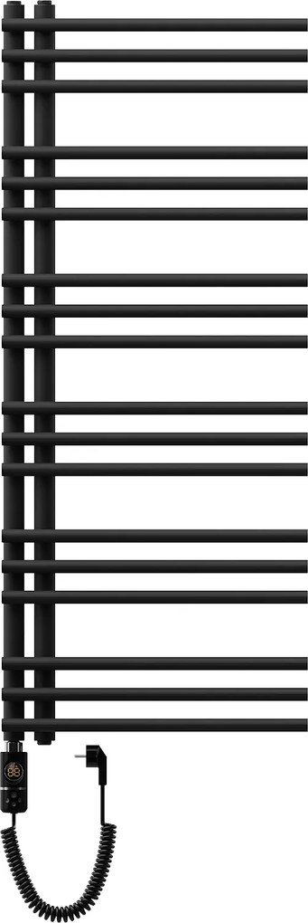 Mexen Neptun, elektrické vykurovacie teleso 1200 x 500 mm, 600 W, čierna, W101-1200-500-2600-70