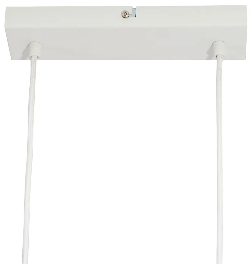 Moderné závesné svietidlo s potlačou dreva biele 6-svetiel - Jeana Straight