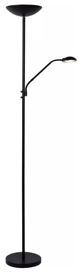 Lucide 19791/24/30 - LED Stojacia lampa ZENITH LED/20W/230V + LED/4W