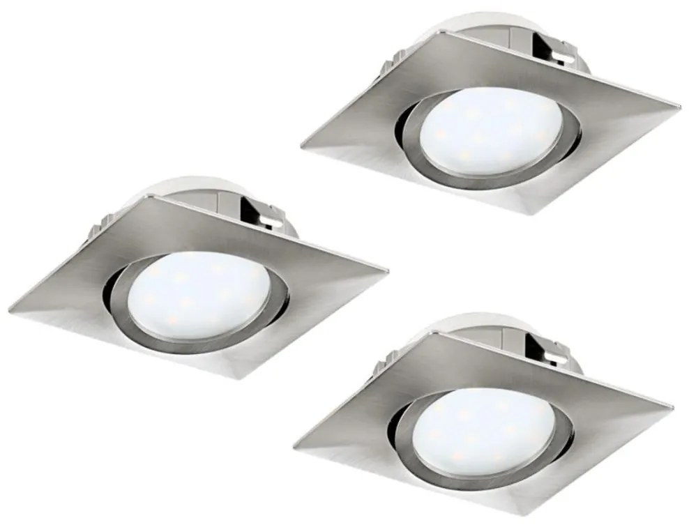 Eglo 78758 - SADA 3x LED Podhľadové svietidlo PINEDA LED/6W/230V EG78758