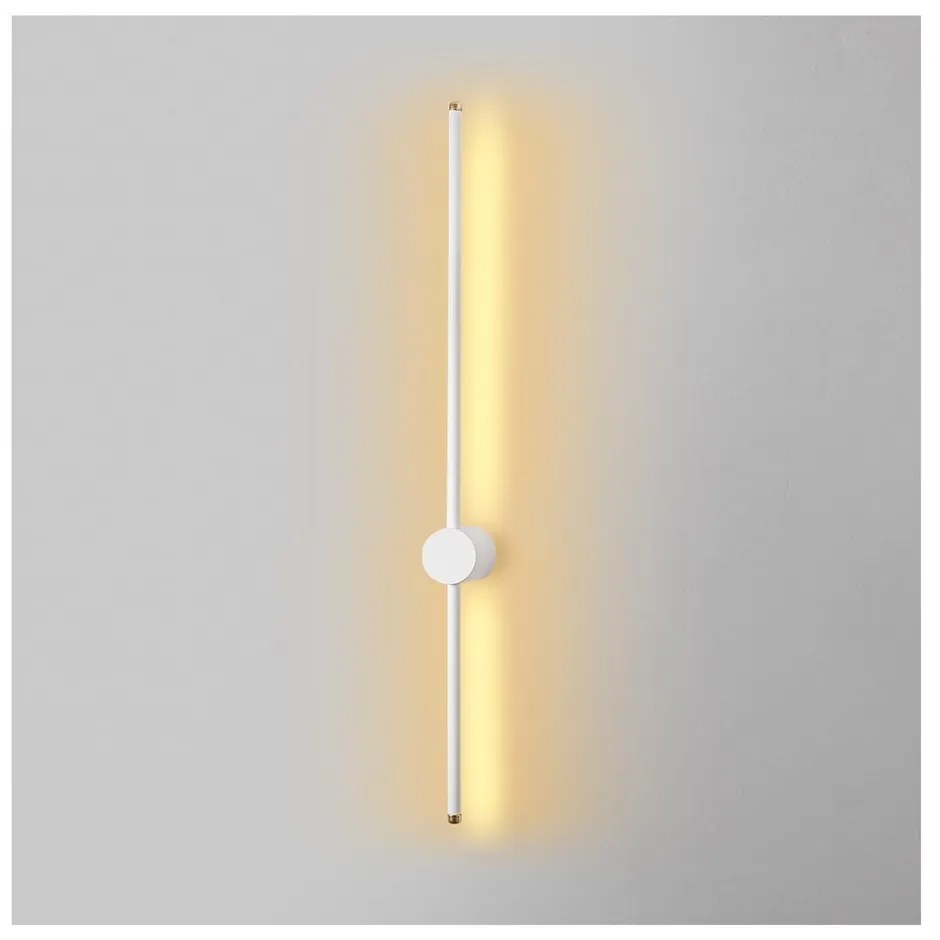 Biele LED nástenné svietidlo ø 7 cm Sword – Opviq lights
