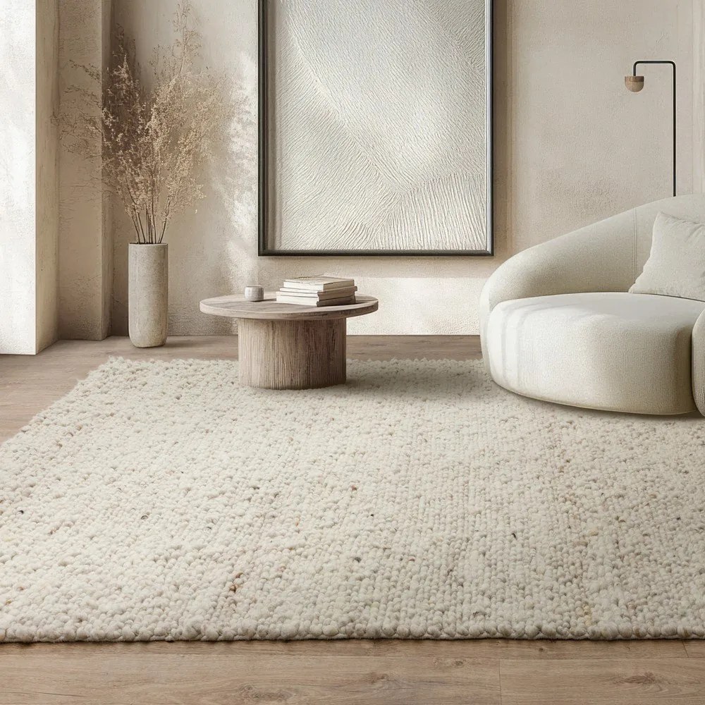 Slonovinový ručne tkaný vlnený koberec 120x170 cm Adler Ivory – Asiatic Carpets