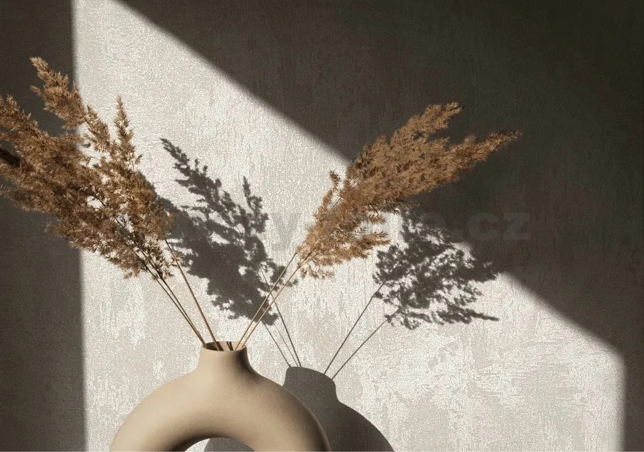 Vliesové tapety na stenu City Glow 34272, rozmer 10,05 m x 0,53 m, benátsky štuk biela, A.S.Création