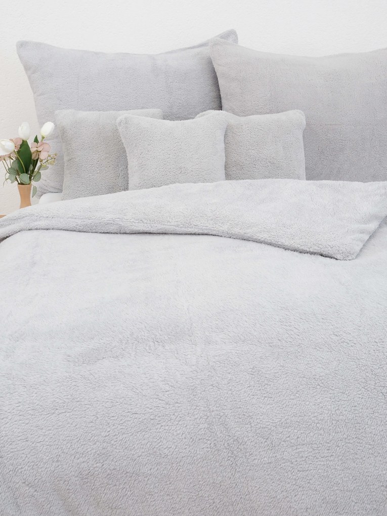 Baránkové obliečky mikroplyš Exclusive - Teddy svetlo sivé