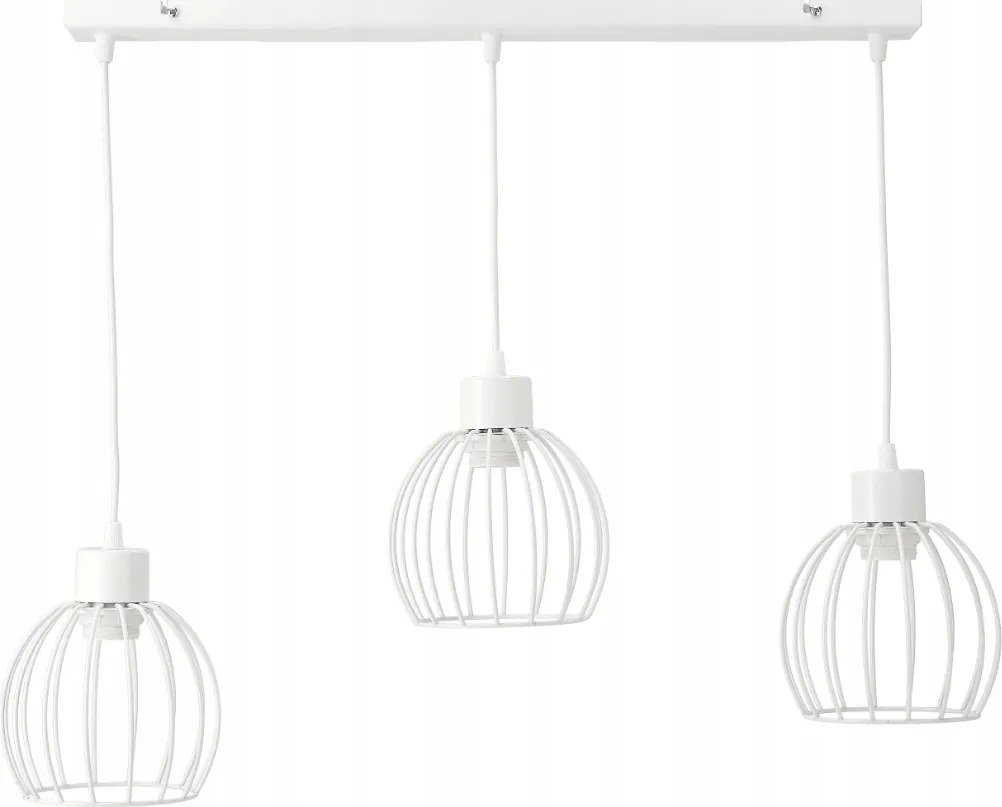 LED stropná závesná lampa s nastaviteľnými E27 káblami