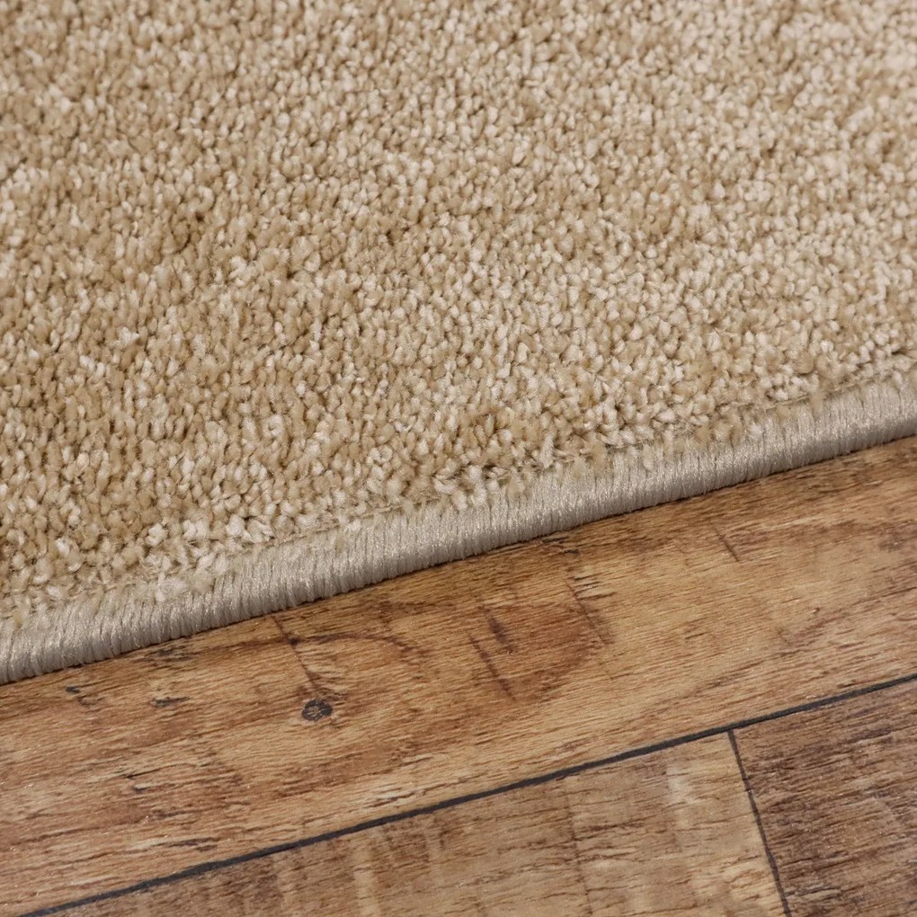 AladinWorld Expres, Behúň Velur Ultra béžový, 100x400, béžová, detská izba