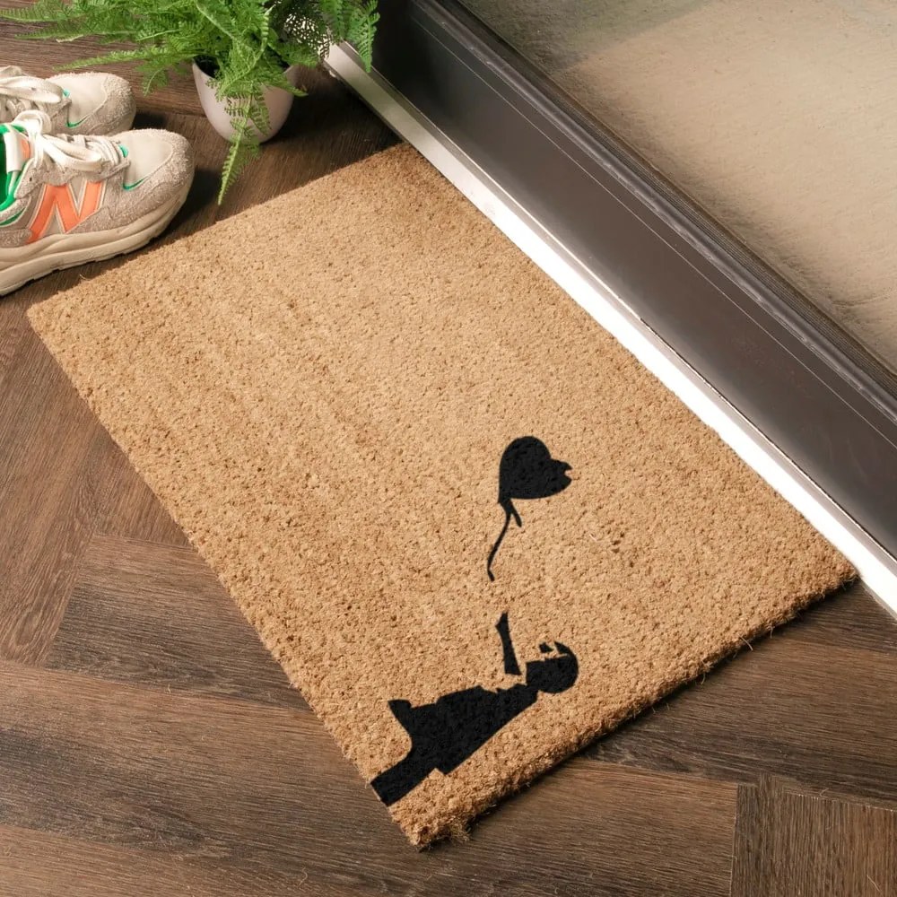 Rohožka z kokosového vlákna 40x60 cm Girl With a Ballon – Artsy Doormats