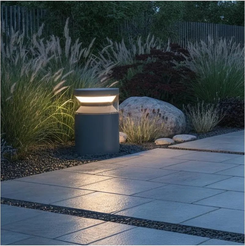 Ideal Lux - LED Vonkajšia lampa BOEING LED/14W/230V 15 cm IP65 antracit