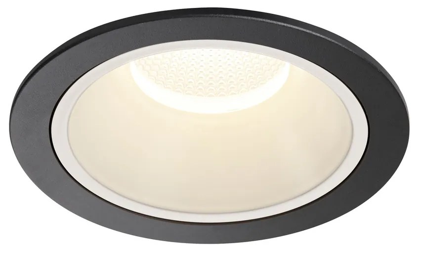 Stropné svietidlo SLV NUMINOS® DL XL vnitřní LED zápustné stropné svietidlo čierna/biela 4000 K 20° 1004034