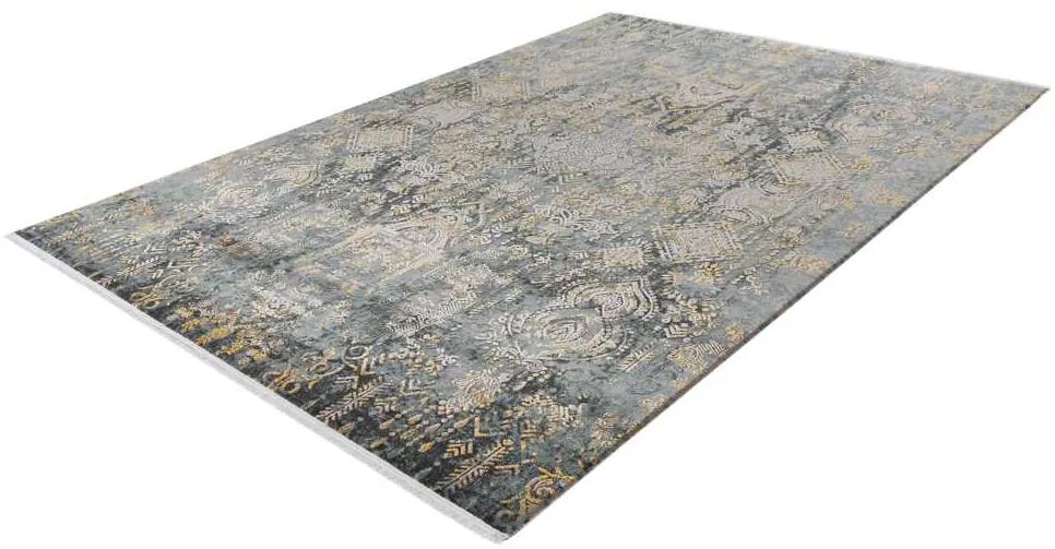 Lalee Kusový koberec Orsay 700 Grey Yellow Rozmer koberca: 120 x 170 cm