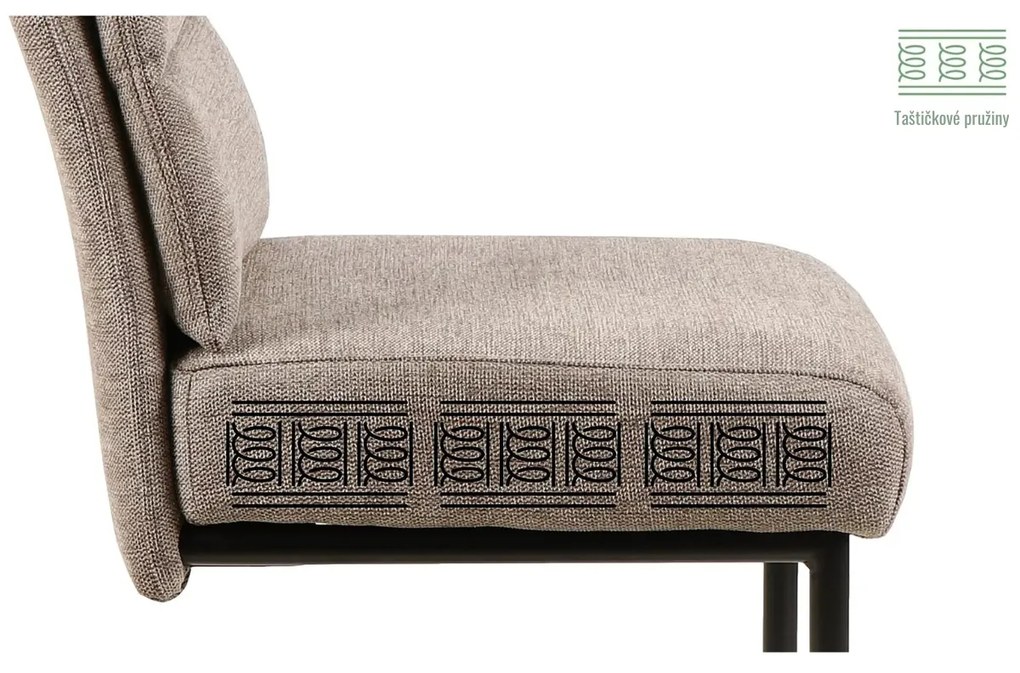 Čalouněná jídelní židle BERRY BREGO olivová