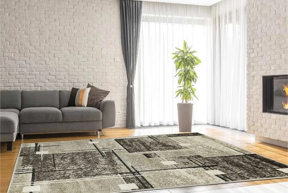 Kusový koberec Phoenix 3024-744, 80x150, hnedá, obývacia izba, B-line