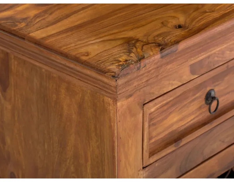 furniture-nabytek.cz - Příborník Merlin 150cm s kovovými dvířky