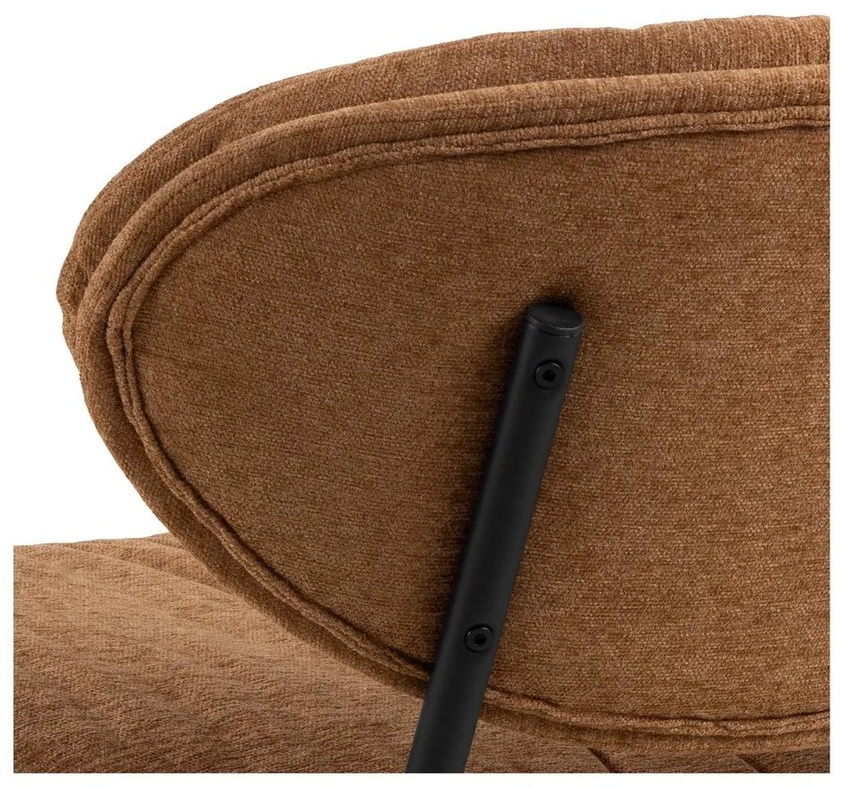 Oranžové kreslo Burma – Actona