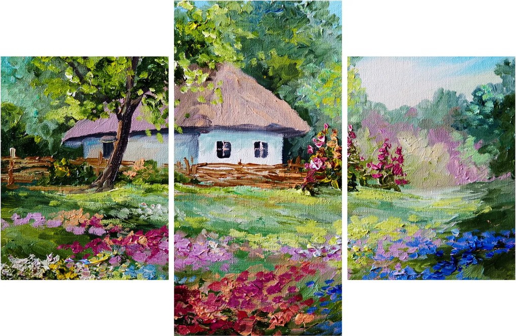 Obraz - Chalupa (90x60 cm)