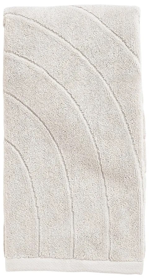 Svetlosivý froté bavlnený uterák 50x100 cm Time – Zone