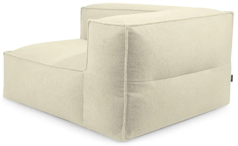 Hnedý sedací vak z textílie buklé Mass Corner 150 Right – SLOWDOWN