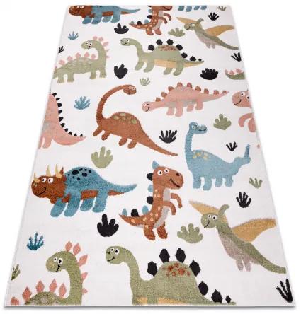 Koberec FUN Dino pre deti, Dinosaury krém Veľkosť: 120x170 cm