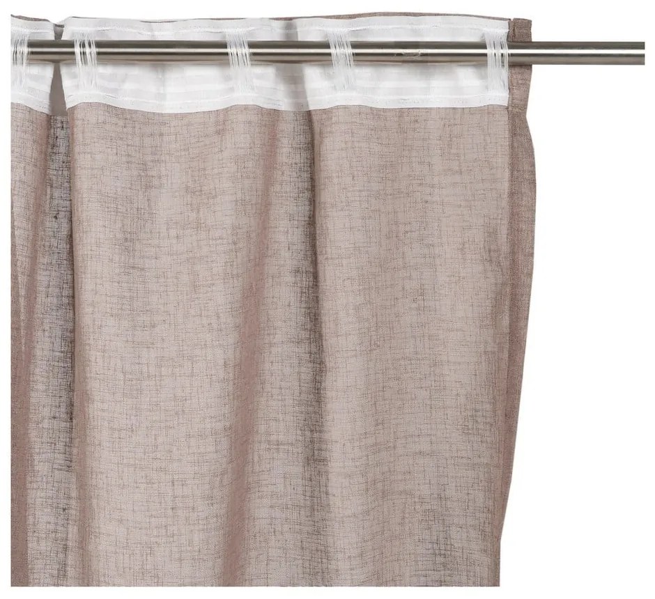 Hnedý záves 140x260 cm – Ixia