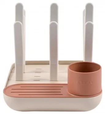 Beaba - Odkvapkávač na fľaše béžová/oranžová