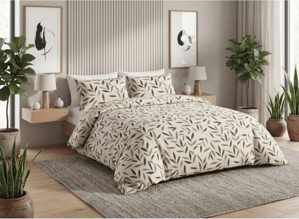 Obliečky z Renforcé bavlny LIOLE krémové hotelová kapsa Rozmer obliečky: 70 x 90 cm | 140 x 200 cm