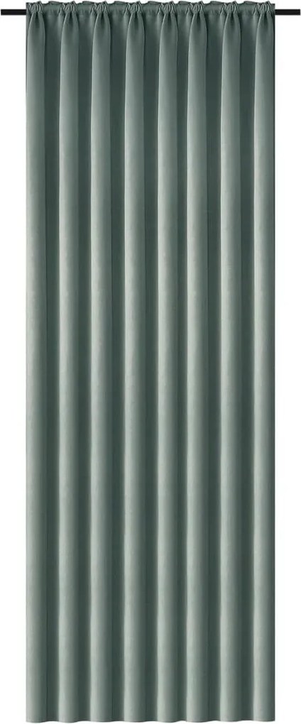 Záves OXFORD 140x270 cm, sivozelený Zavesenie: Riasiaca páska