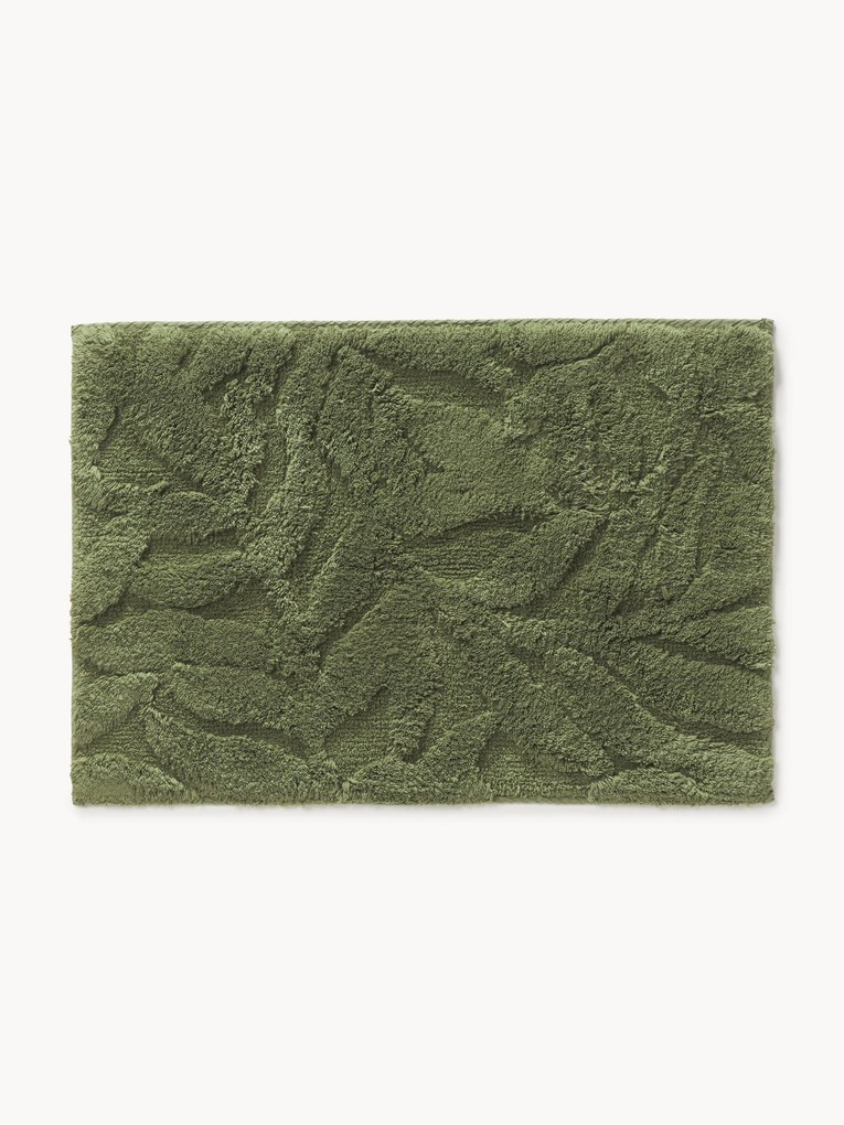 Protišmyková kúpeľňová predložka's reliéfnou štruktúrou Leaf
