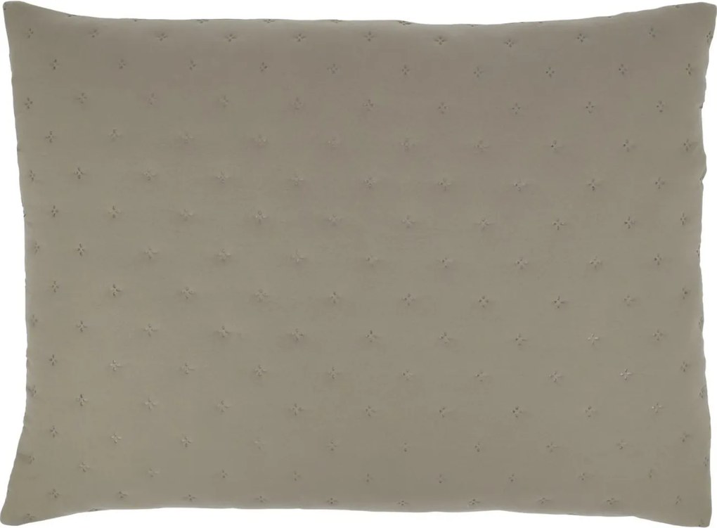 Mäkká taupe obliečka na vankúš Aix Soft – 70*50 cm