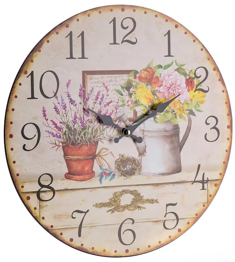 Hodiny FLOWER MIX 34CM