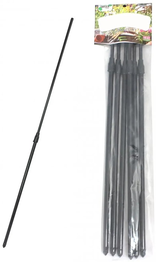 Bestent Oporná tyč k rastlinám teleskopická 6ks 33-54cm
